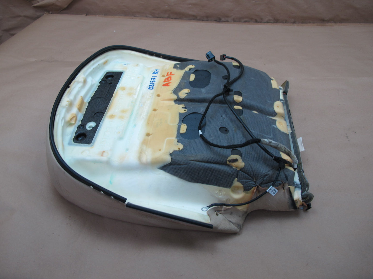 14-16 BMW F33 Convertible Front Right Leather Heated Seat Lower Cushion OEM