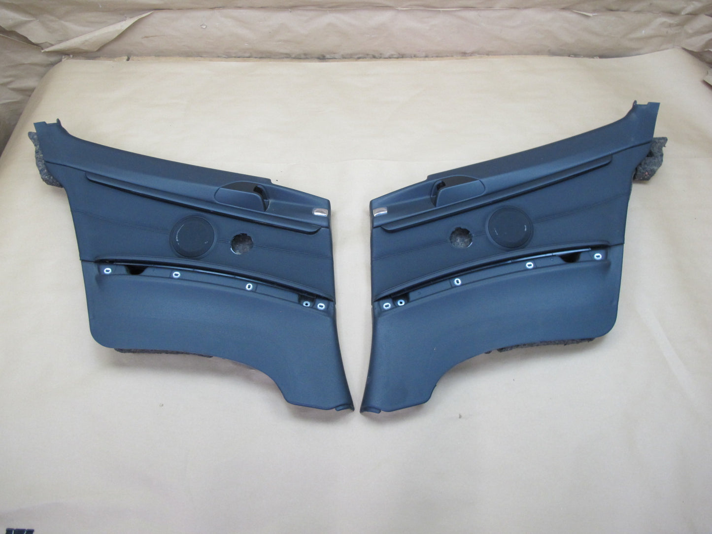 07-13 BMW E92 Coupe Set of 2 Rear Left & Right Quarter Interior Trim Panel OEM