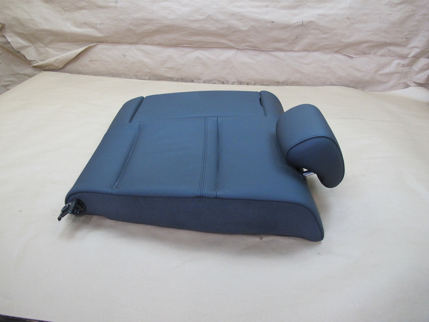 07-13 BMW E92 Coupe Rear Seat Upper & Lower Leather Bolster Cushion OEM