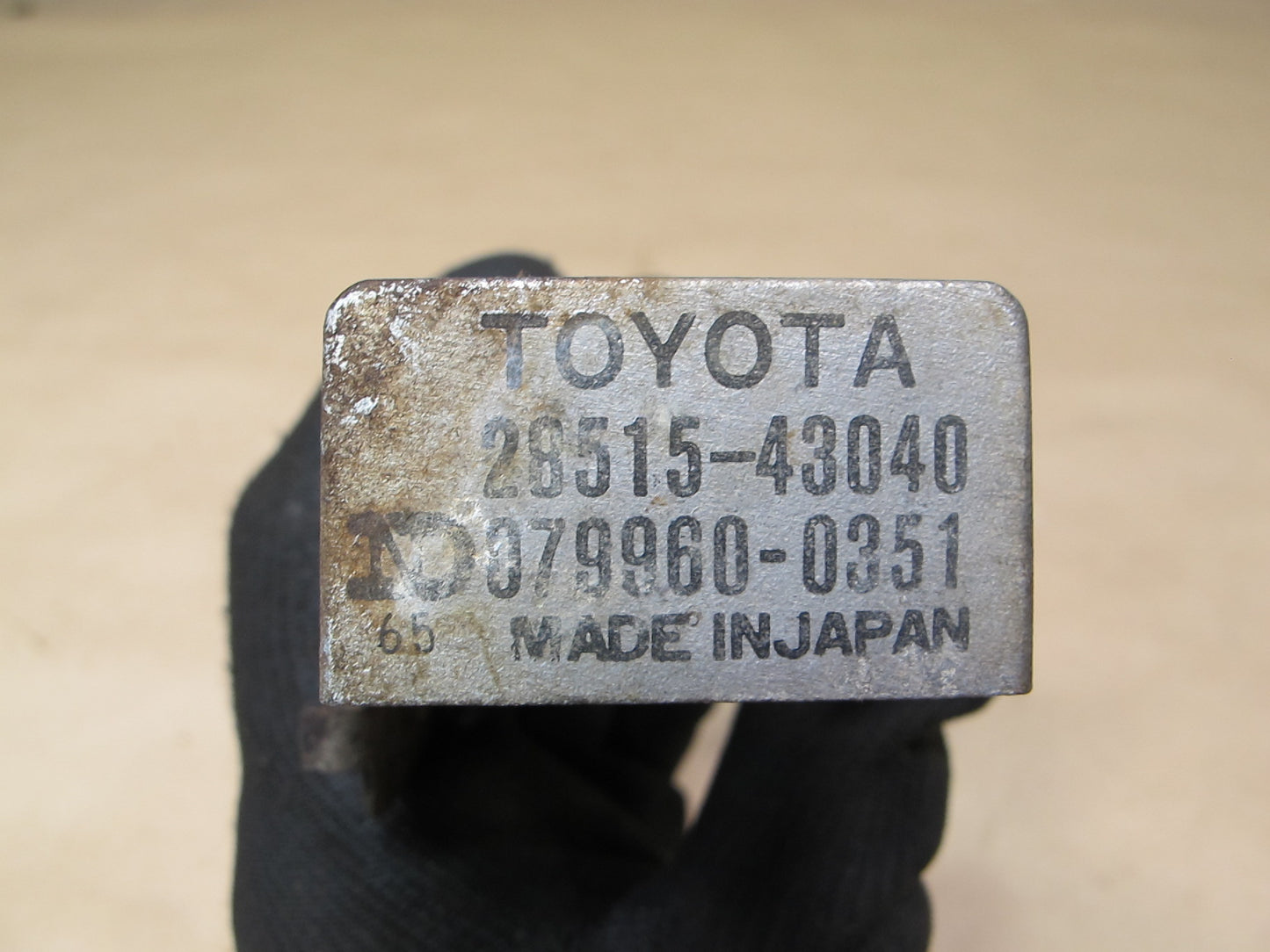 86-92 Toyota Supra MK3 Fuel Injector Resistor Solenoid 28515-43040 OEM