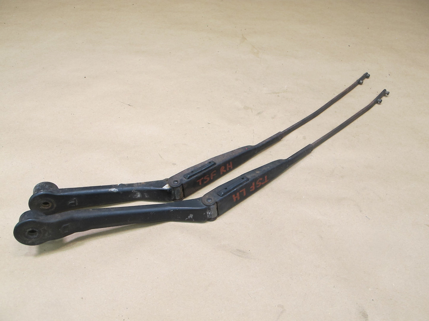 86-88 Toyota Supra MK3 Set of 2 Front Left & Right Windshield Wiper Arm OEM