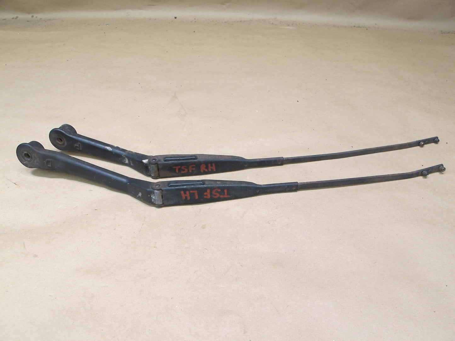 86-88 Toyota Supra MK3 Set of 2 Front Left & Right Windshield Wiper Arm OEM