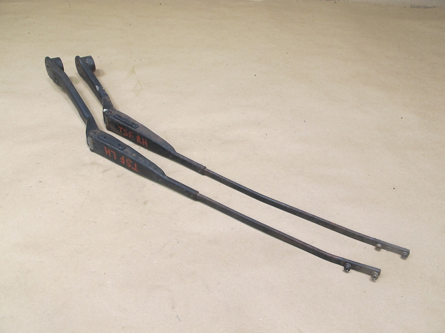 86-88 Toyota Supra MK3 Set of 2 Front Left & Right Windshield Wiper Arm OEM