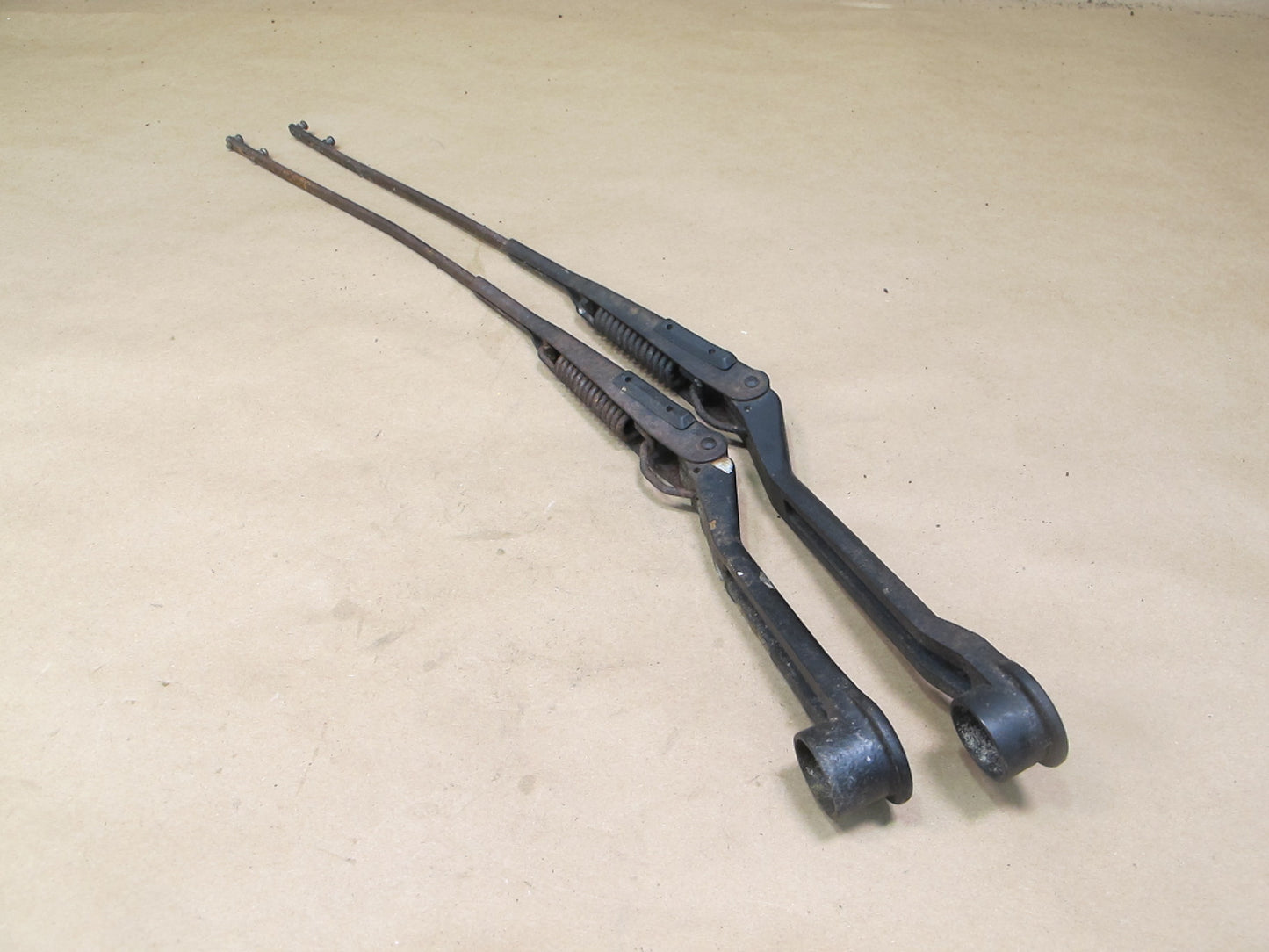 86-88 Toyota Supra MK3 Set of 2 Front Left & Right Windshield Wiper Arm OEM