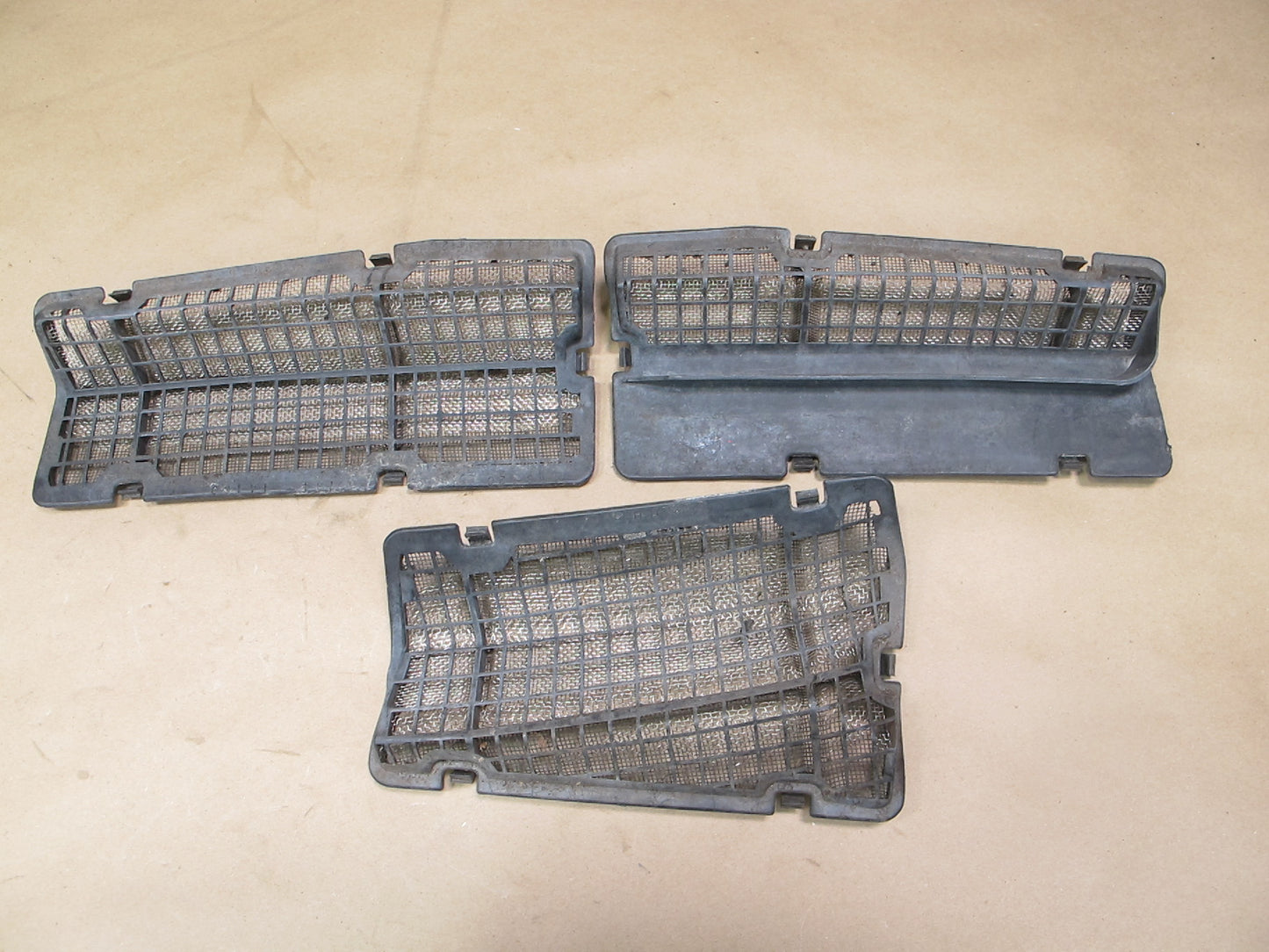 86-92 Toyota Supra MK3 Set of 3 Underhood Cowl Vent OEM