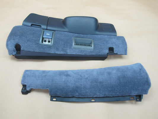 1992-1993 Lexus ES300 Left & Right Lower Dashboard Knee Panel Trim Dark Blue OEM