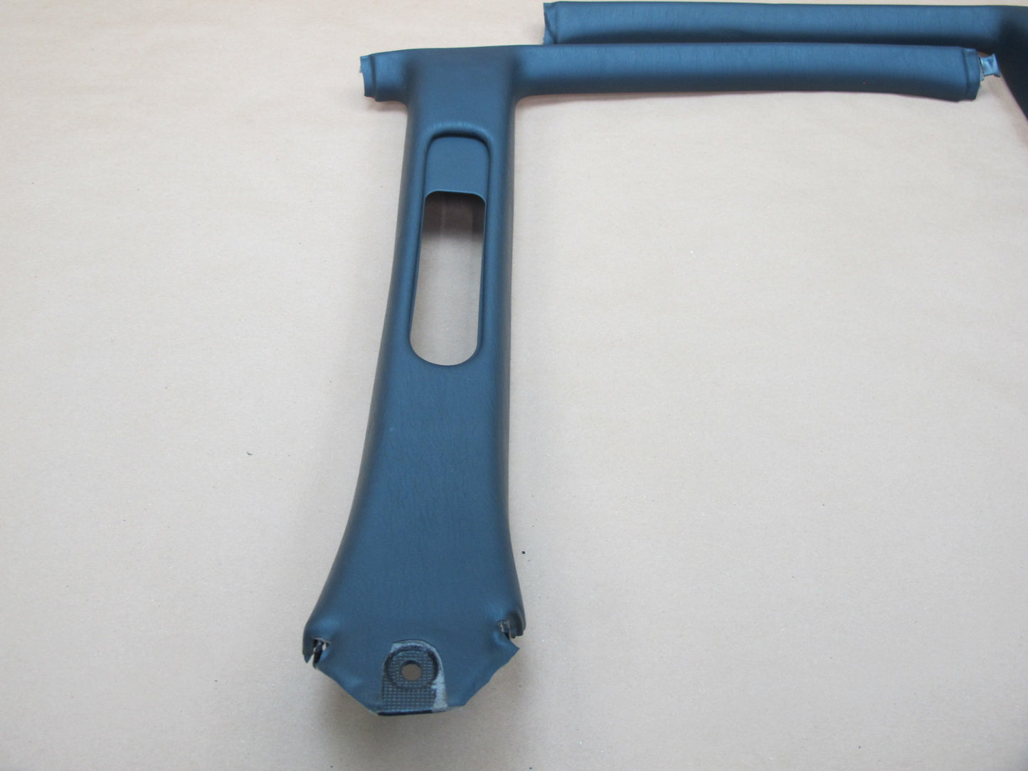 1992-1996 Lexus ES300 Left & Right Upper B Pillar Trim Cover Dark Blue  OEM