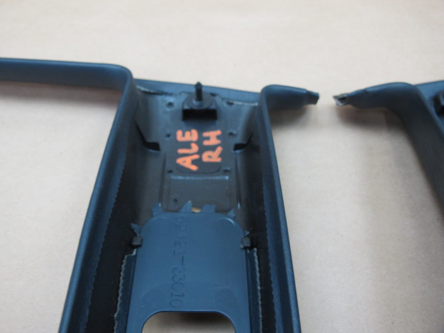 1992-1996 Lexus ES300 Left & Right Upper B Pillar Trim Cover Dark Blue  OEM