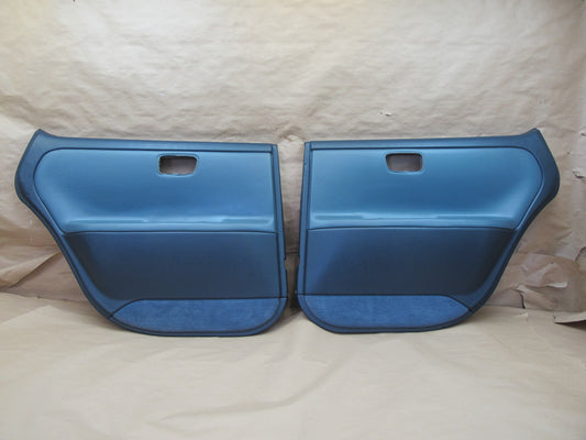 1992-1993 Lexus ES300 Rear Left & Right Interior Door Panel Dark Blue OEM