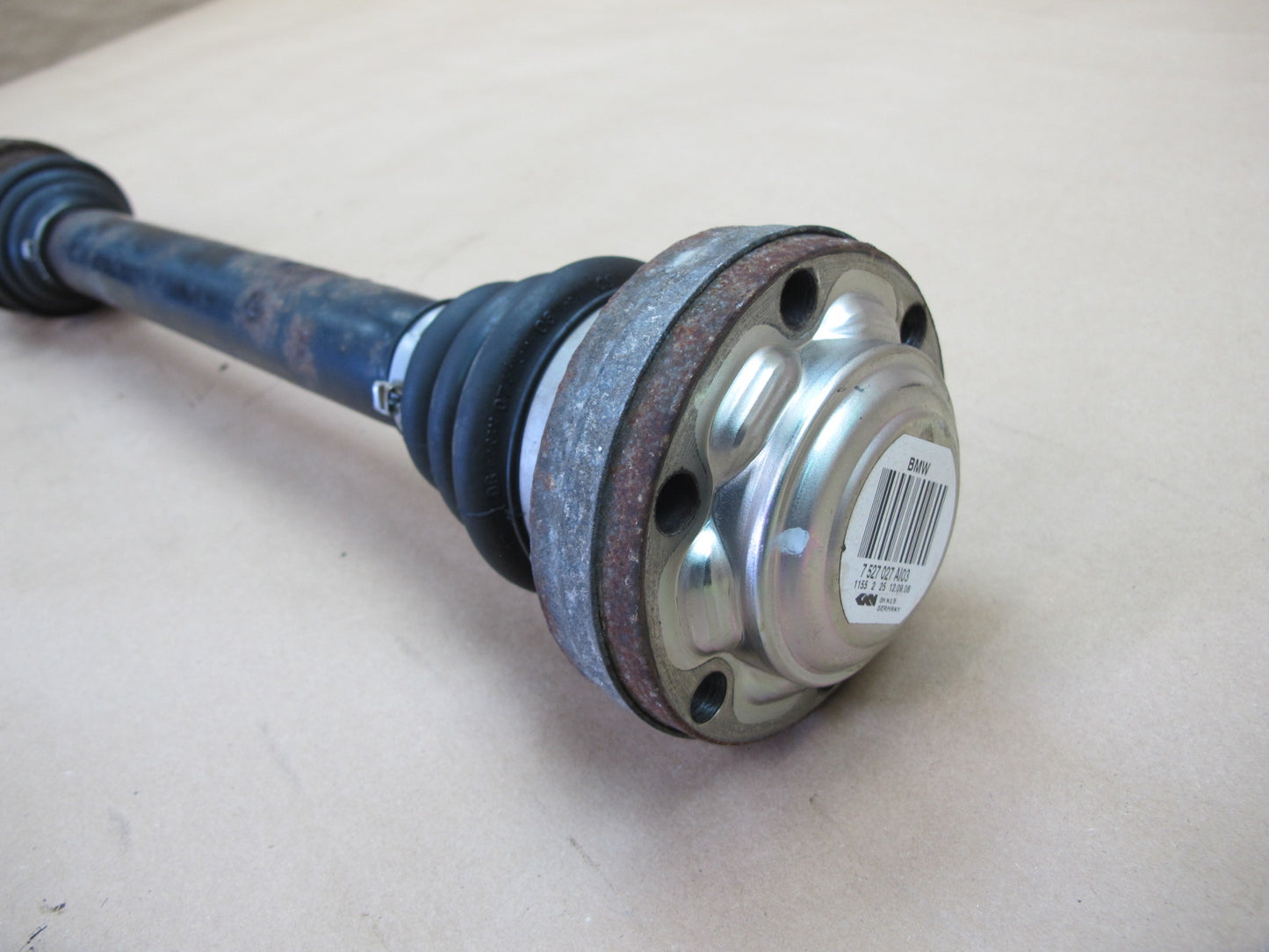 09-10 BMW E90 E91 E92 E93 335xi Rear Left Axle Shaft 7527027 OEM