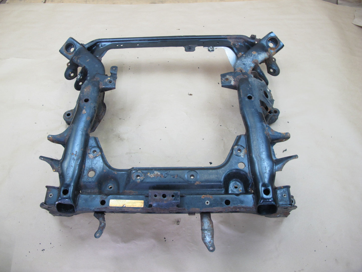 07-11 BMW E90 E91 E92 AWD Front Axle Support Crossmember Cradle 6776763 OEM