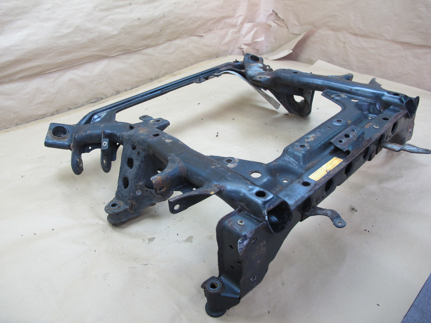 07-11 BMW E90 E91 E92 AWD Front Axle Support Crossmember Cradle 6776763 OEM