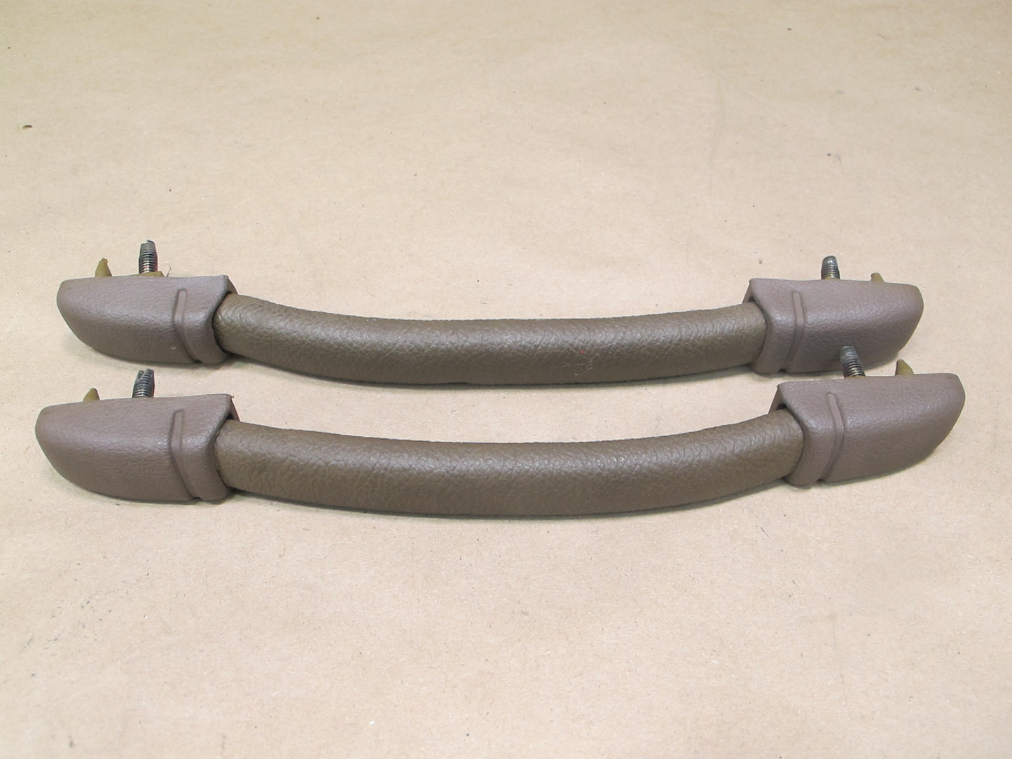 86-92 Toyota Supra MK3 Set of 2 A Pillar Grab Handle Brown OEM