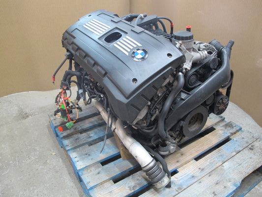 08-09 BMW E90 E92 335xi 3.0L N54 8 Bolt Complete Twin Turbo Engine Motor 132k