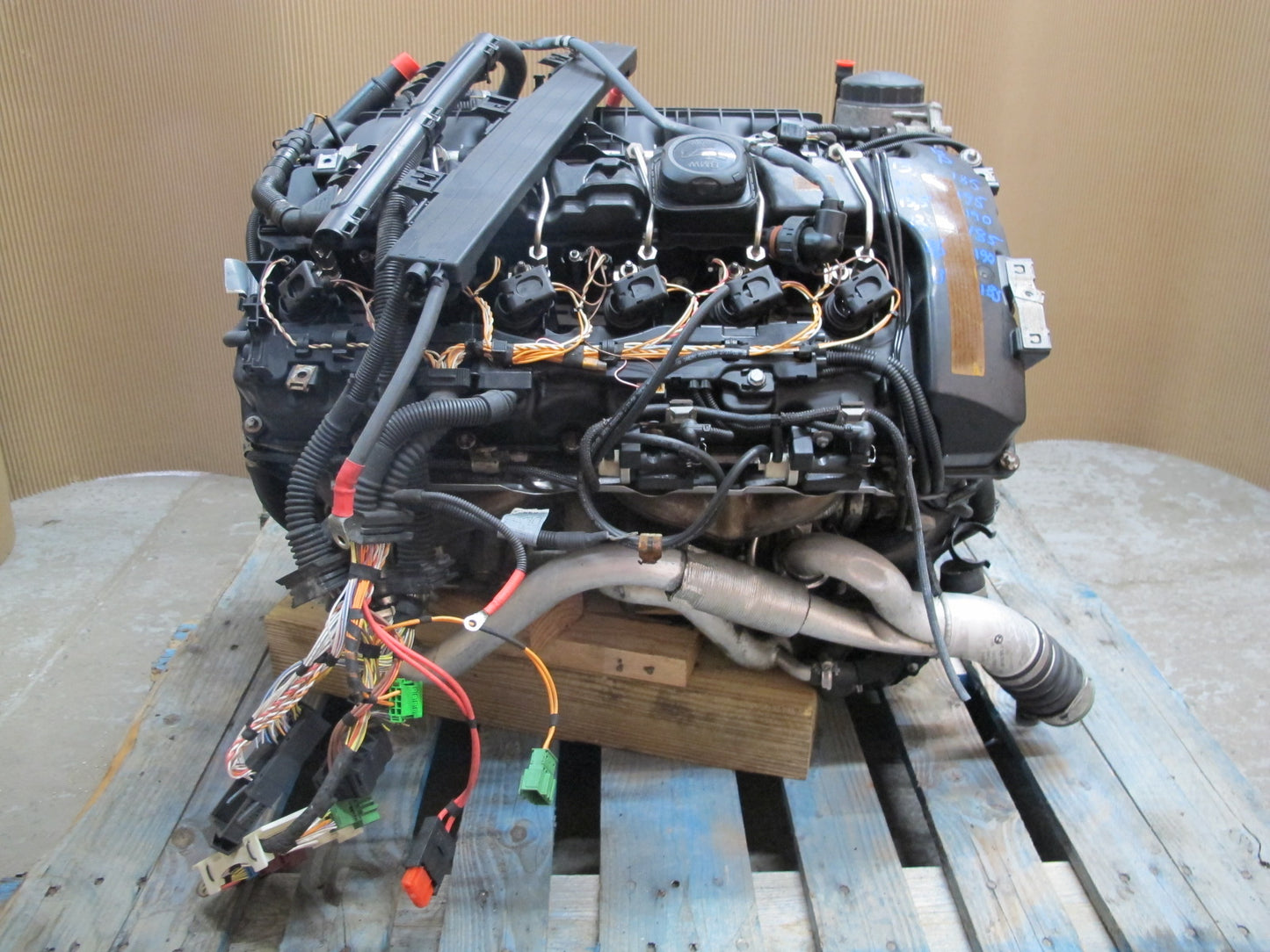 08-09 BMW E90 E92 335xi 3.0L N54 8 Bolt Complete Twin Turbo Engine Motor 132k