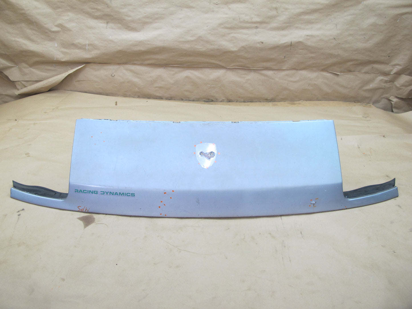 87-90 Porsche 944 NON Turbo Front Bumper Upper Nose Trim Cover Panel Plate OEM