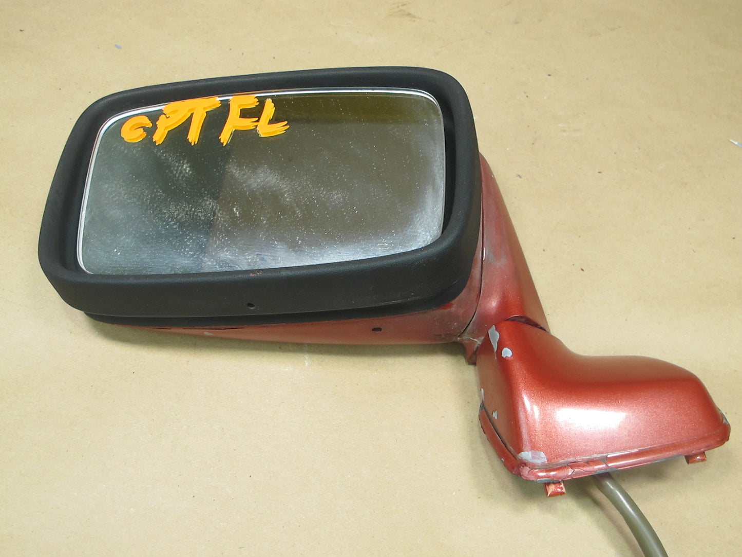 80-82 Porsche 924 Left Door Exterior Side View Power Mirror OEM