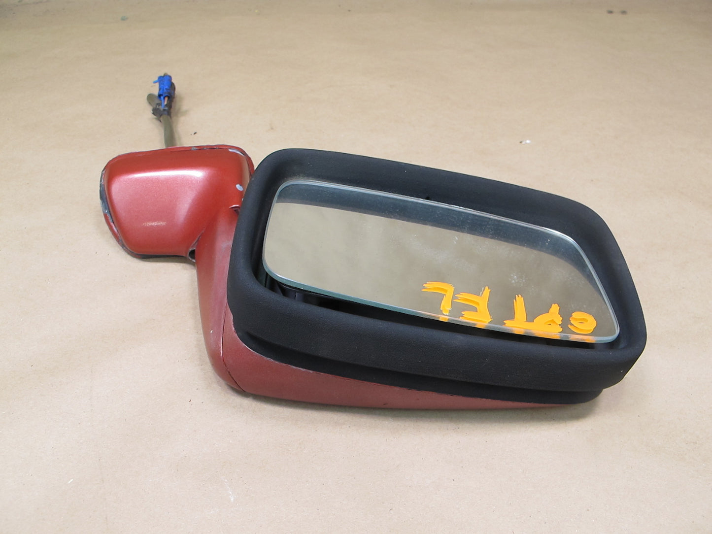 80-82 Porsche 924 Left Door Exterior Side View Power Mirror OEM