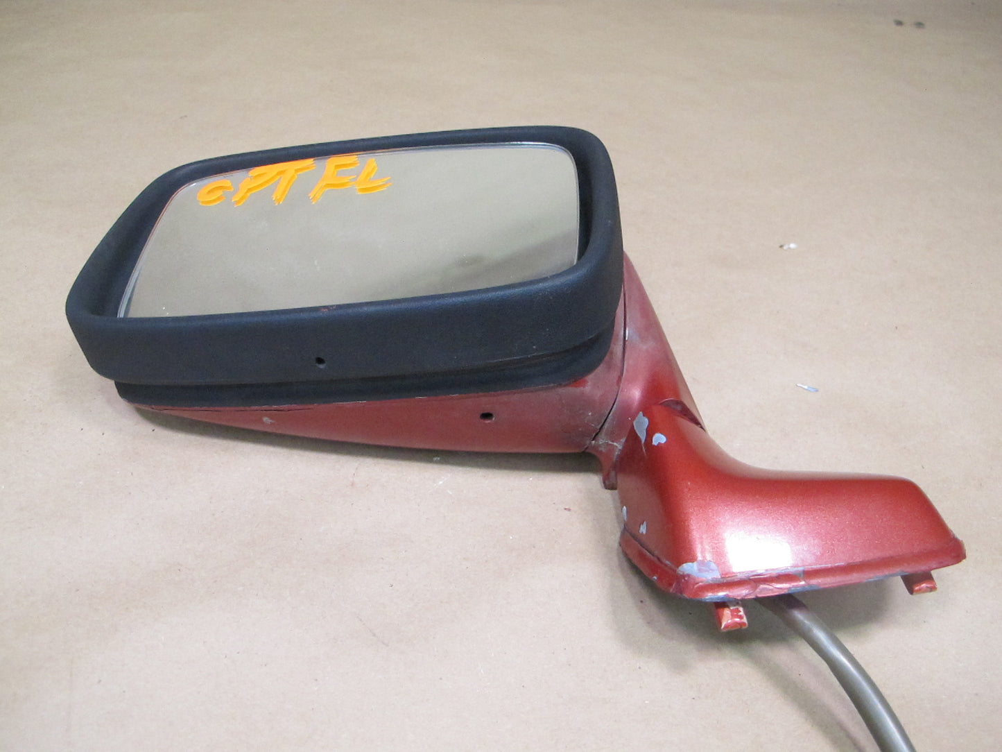 80-82 Porsche 924 Left Door Exterior Side View Power Mirror OEM