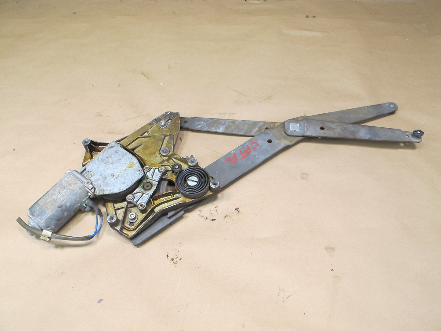 77-82 Porsche 924 Left Door Window Regulator w Motor OEM