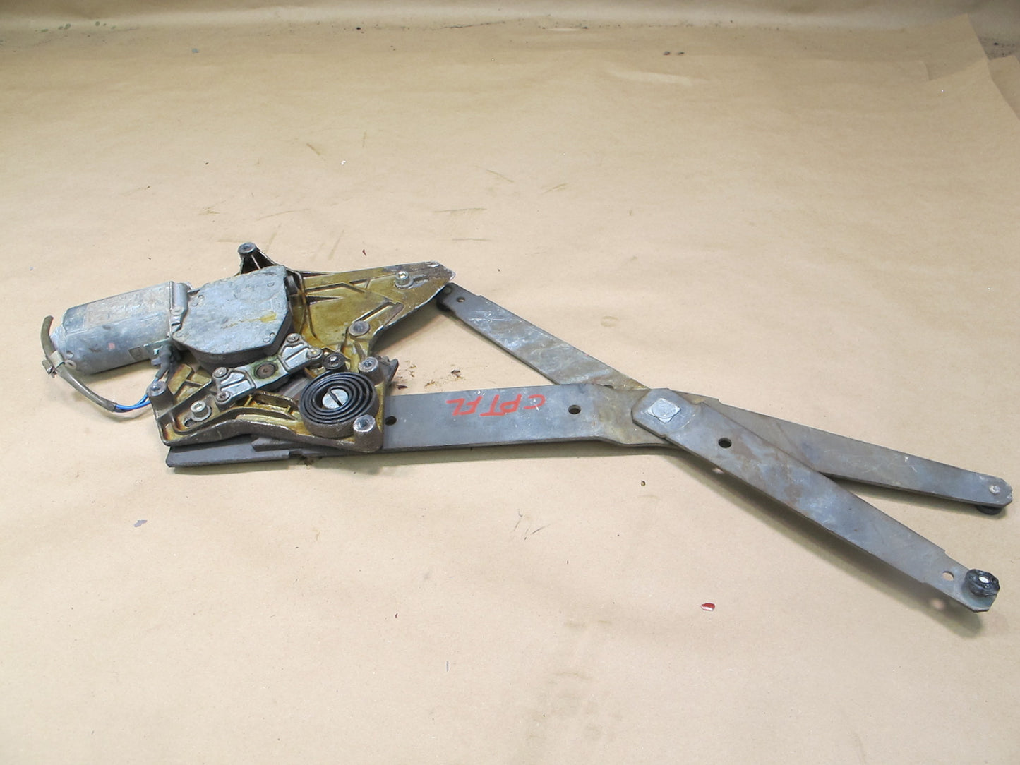 77-82 Porsche 924 Left Door Window Regulator w Motor OEM