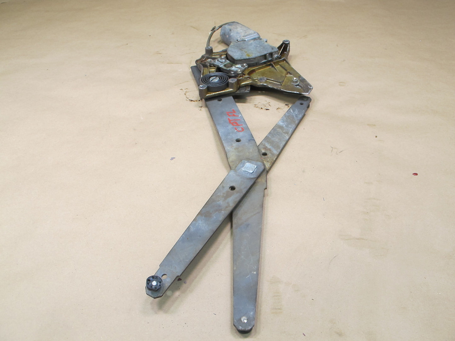 77-82 Porsche 924 Left Door Window Regulator w Motor OEM