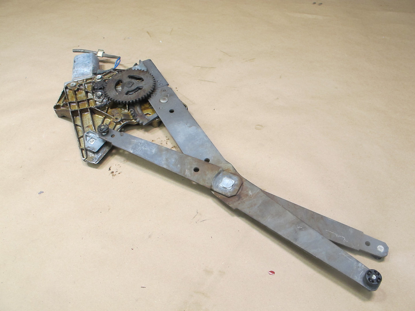 77-82 Porsche 924 Left Door Window Regulator w Motor OEM