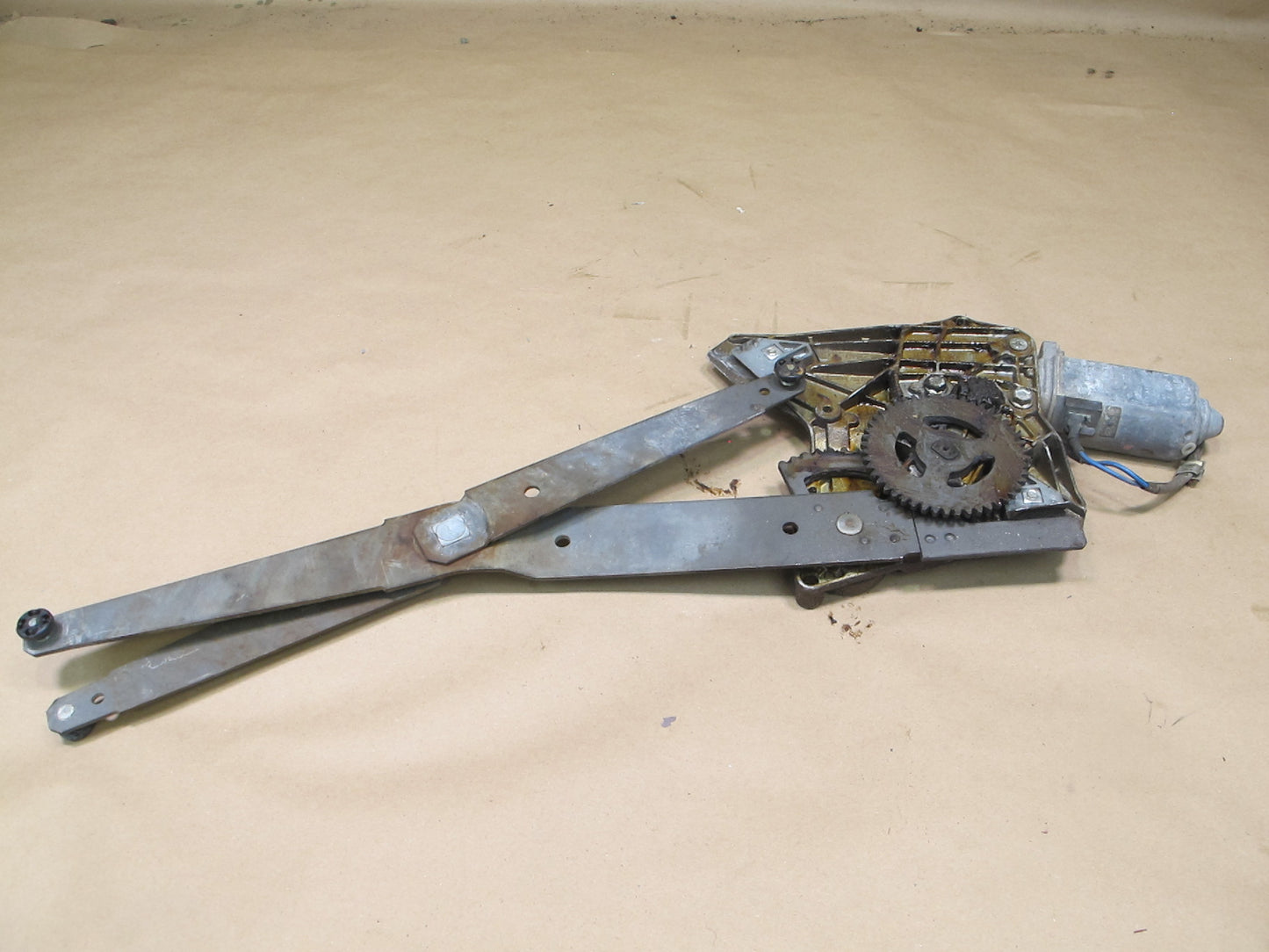 77-82 Porsche 924 Left Door Window Regulator w Motor OEM