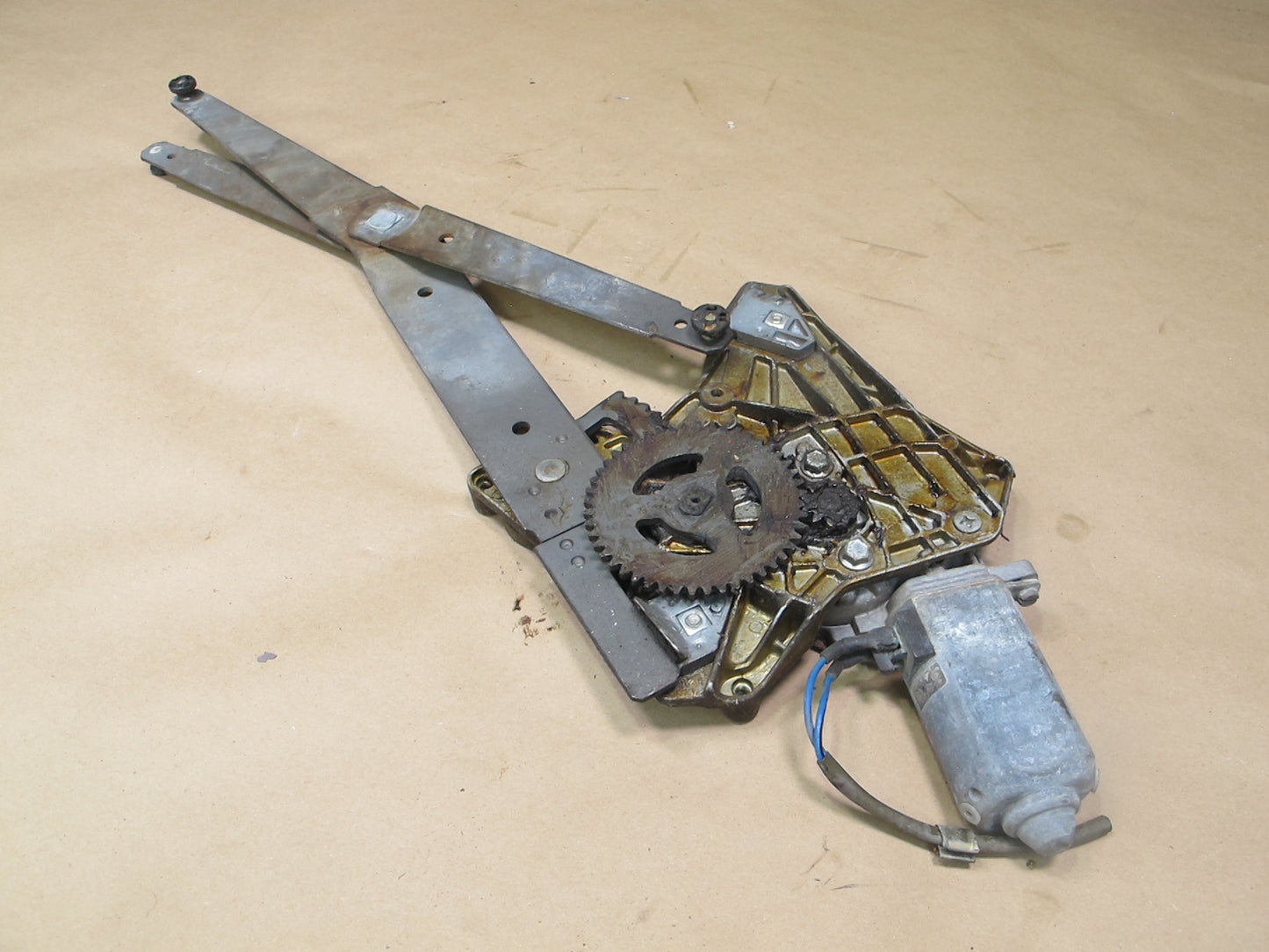 77-82 Porsche 924 Left Door Window Regulator w Motor OEM