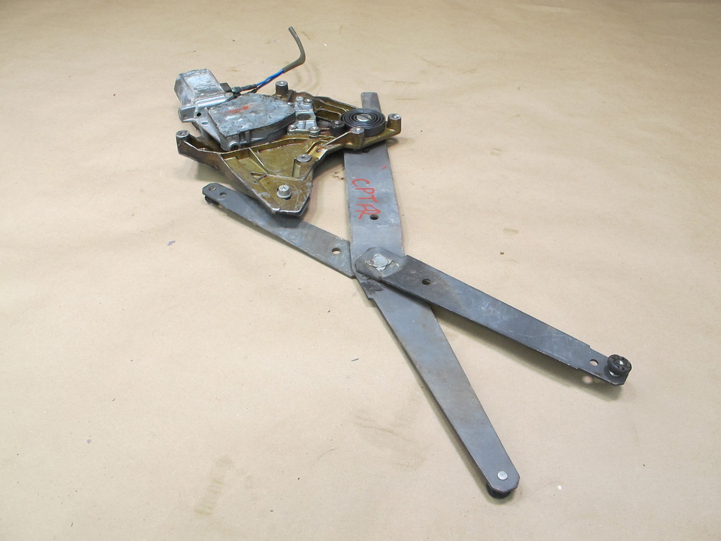 77-82 Porsche 924 Right Door Window Regulator w Motor OEM