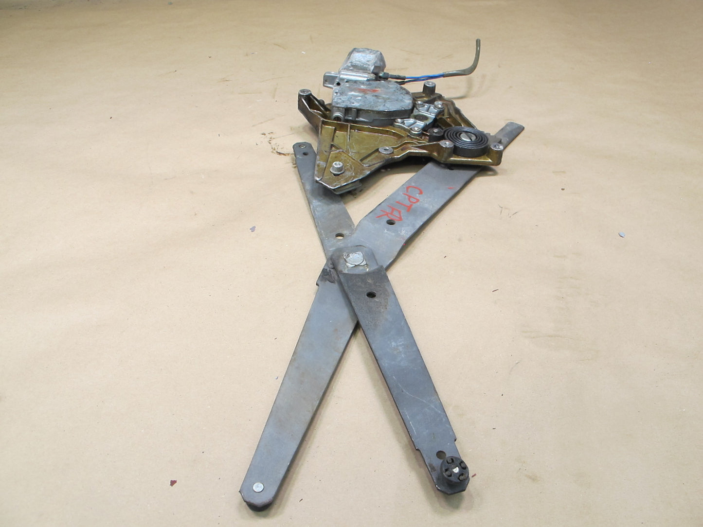 77-82 Porsche 924 Right Door Window Regulator w Motor OEM