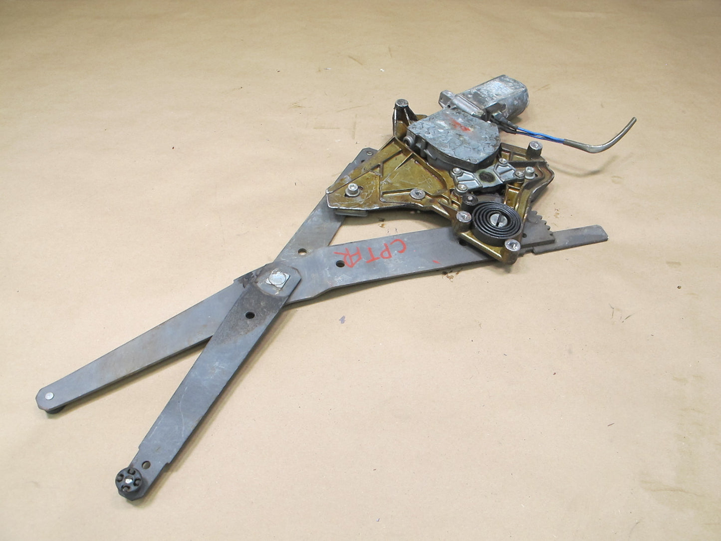 77-82 Porsche 924 Right Door Window Regulator w Motor OEM