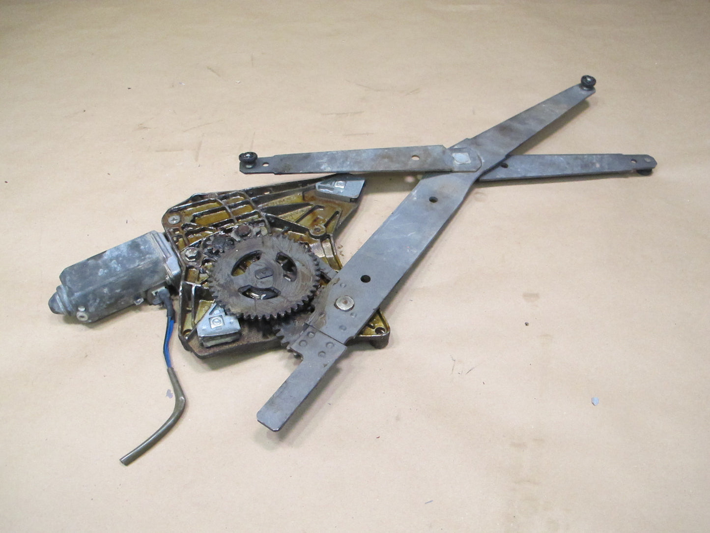 77-82 Porsche 924 Right Door Window Regulator w Motor OEM