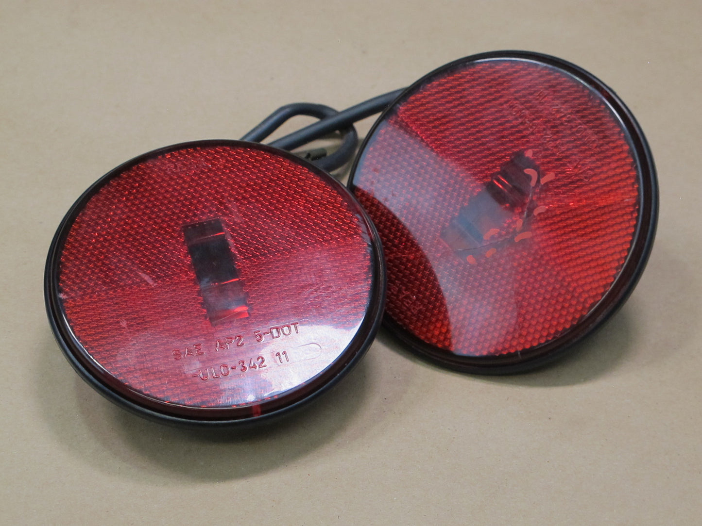 87-88 Porsche 924 Set of 2 Rear Left & Right Side Marker Light 477945061A OEM