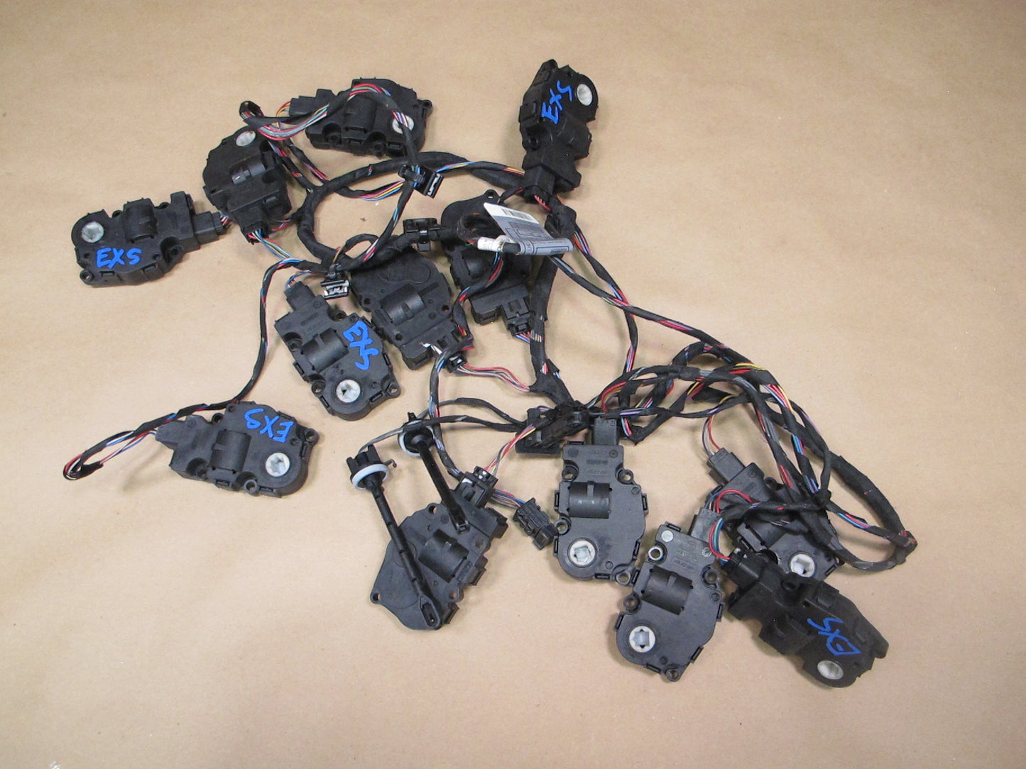 2008-2014 BMW E71 X6 A/C Heater Flap Door Actuator Motor Wiring Set