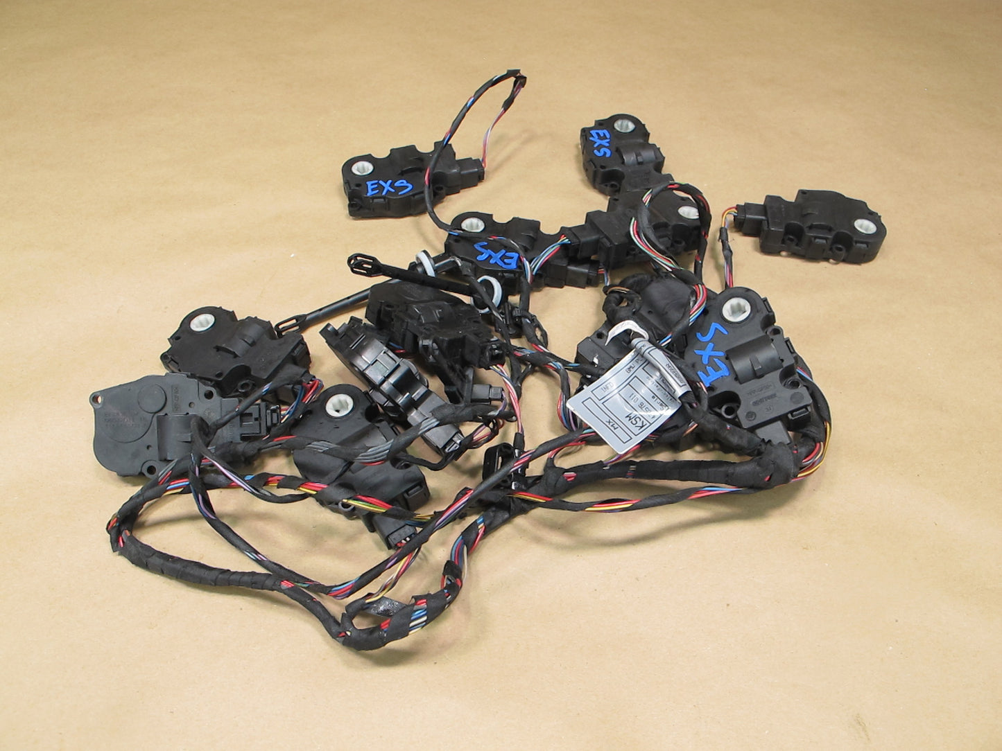 2008-2014 BMW E71 X6 A/C Heater Flap Door Actuator Motor Wiring Set