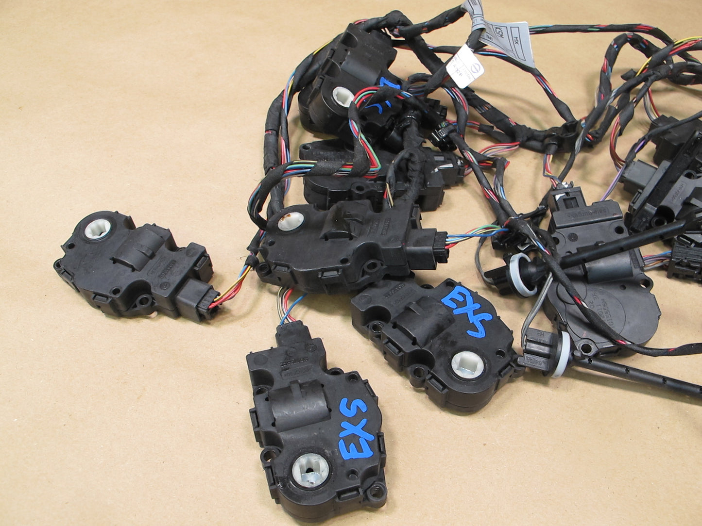 2008-2014 BMW E71 X6 A/C Heater Flap Door Actuator Motor Wiring Set