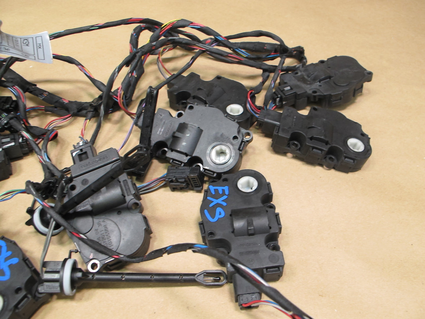 2008-2014 BMW E71 X6 A/C Heater Flap Door Actuator Motor Wiring Set