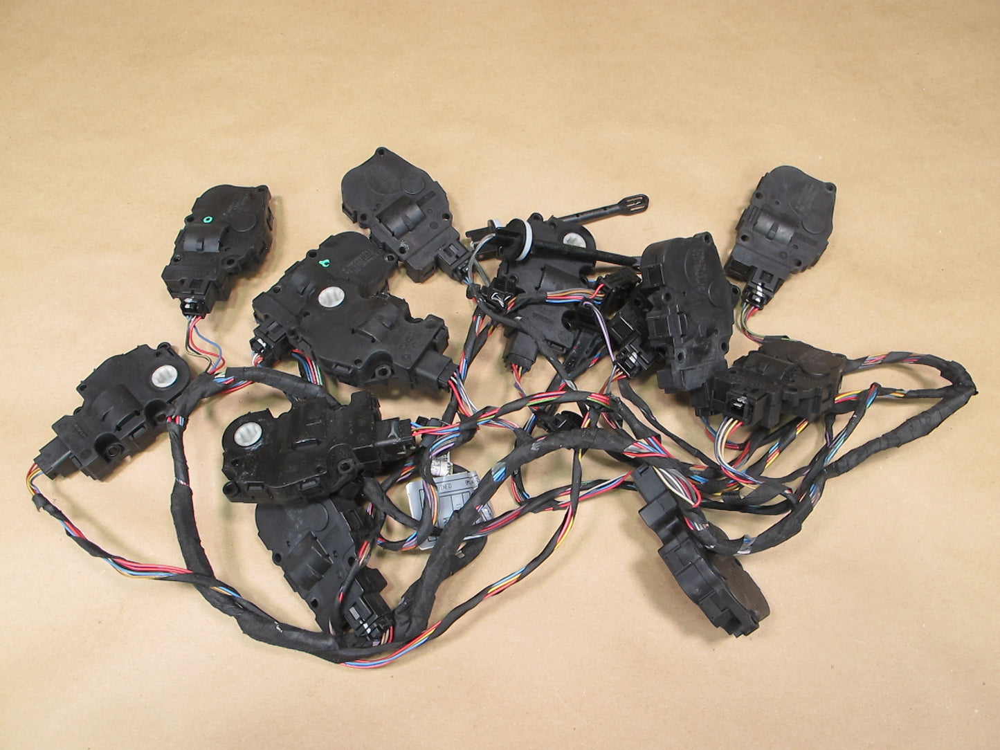 2008-2014 BMW E71 X6 A/C Heater Flap Door Actuator Motor Wiring Set