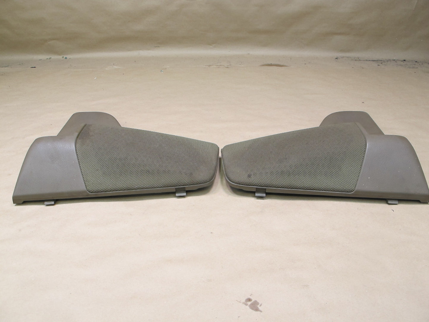 86-92 Toyota Supra MK3 Set of 2 Rear Left & Right Speaker Trim Cover Brown OEM