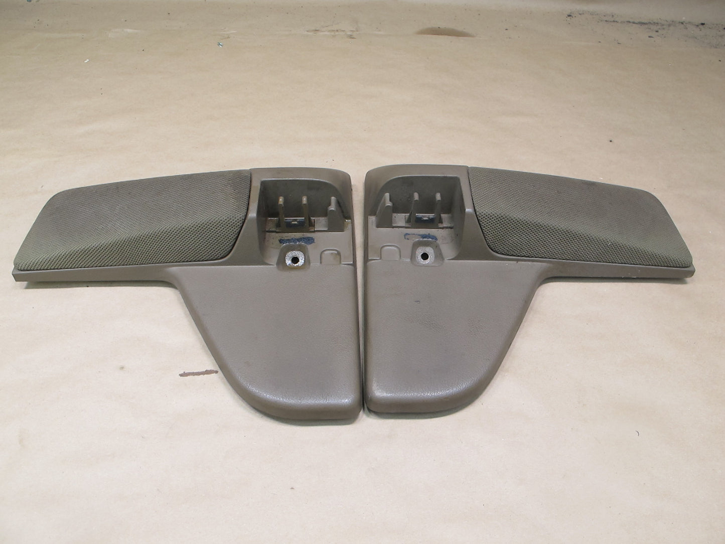 86-92 Toyota Supra MK3 Set of 2 Rear Left & Right Speaker Trim Cover Brown OEM