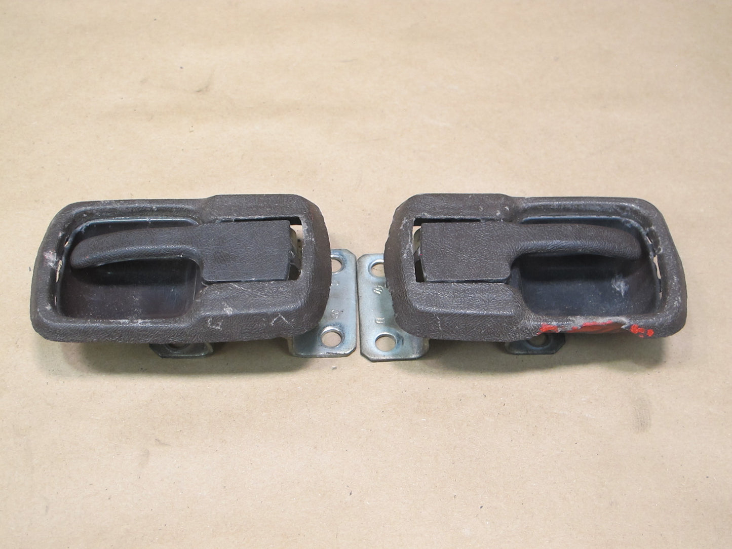 80-82 Porsche 924 Set of 2 Left & Right Door Interior Handle OEM