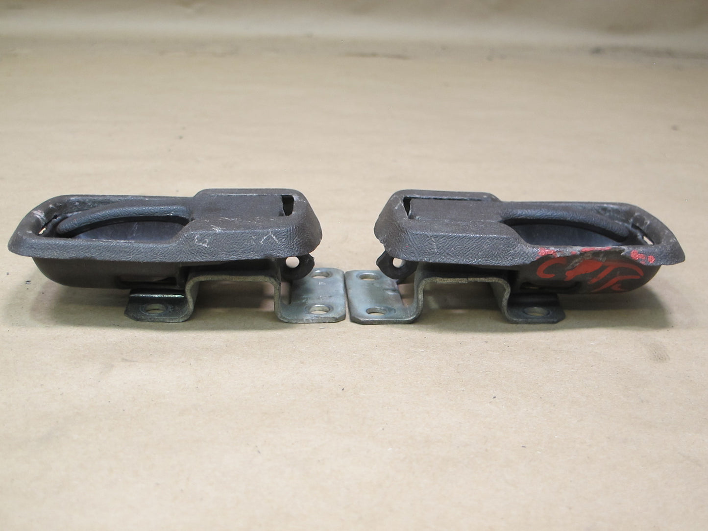 80-82 Porsche 924 Set of 2 Left & Right Door Interior Handle OEM