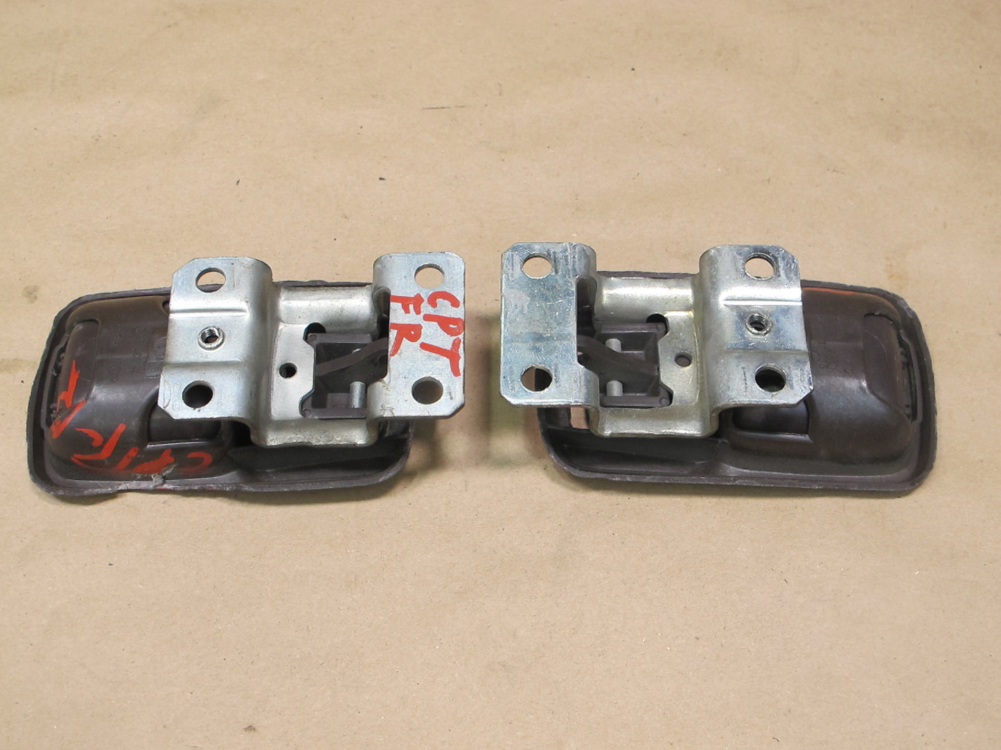 80-82 Porsche 924 Set of 2 Left & Right Door Interior Handle OEM