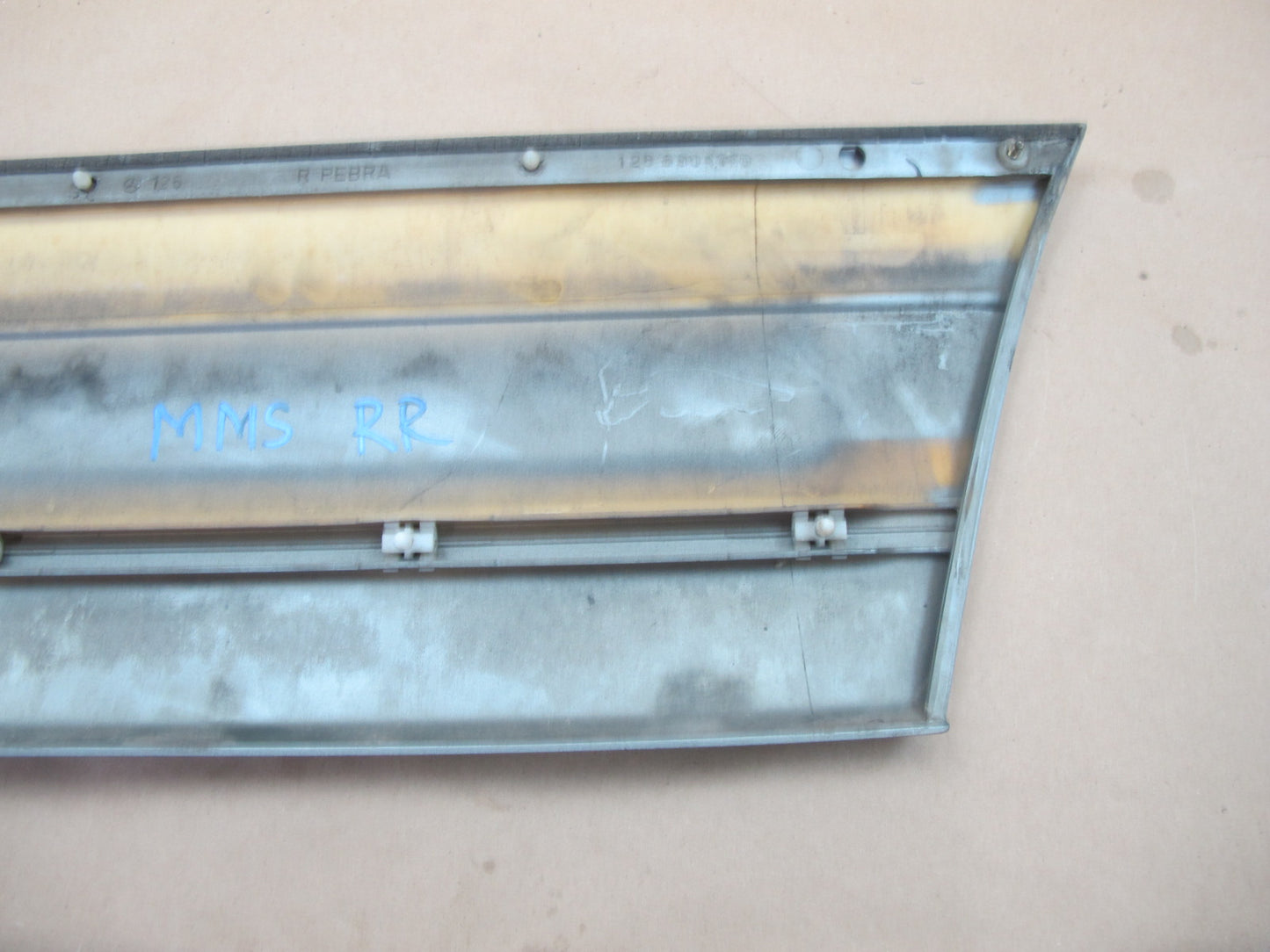 86-91 Mercedes W126 Rear Right Door Trim Cover Molding 1266904440 OEM