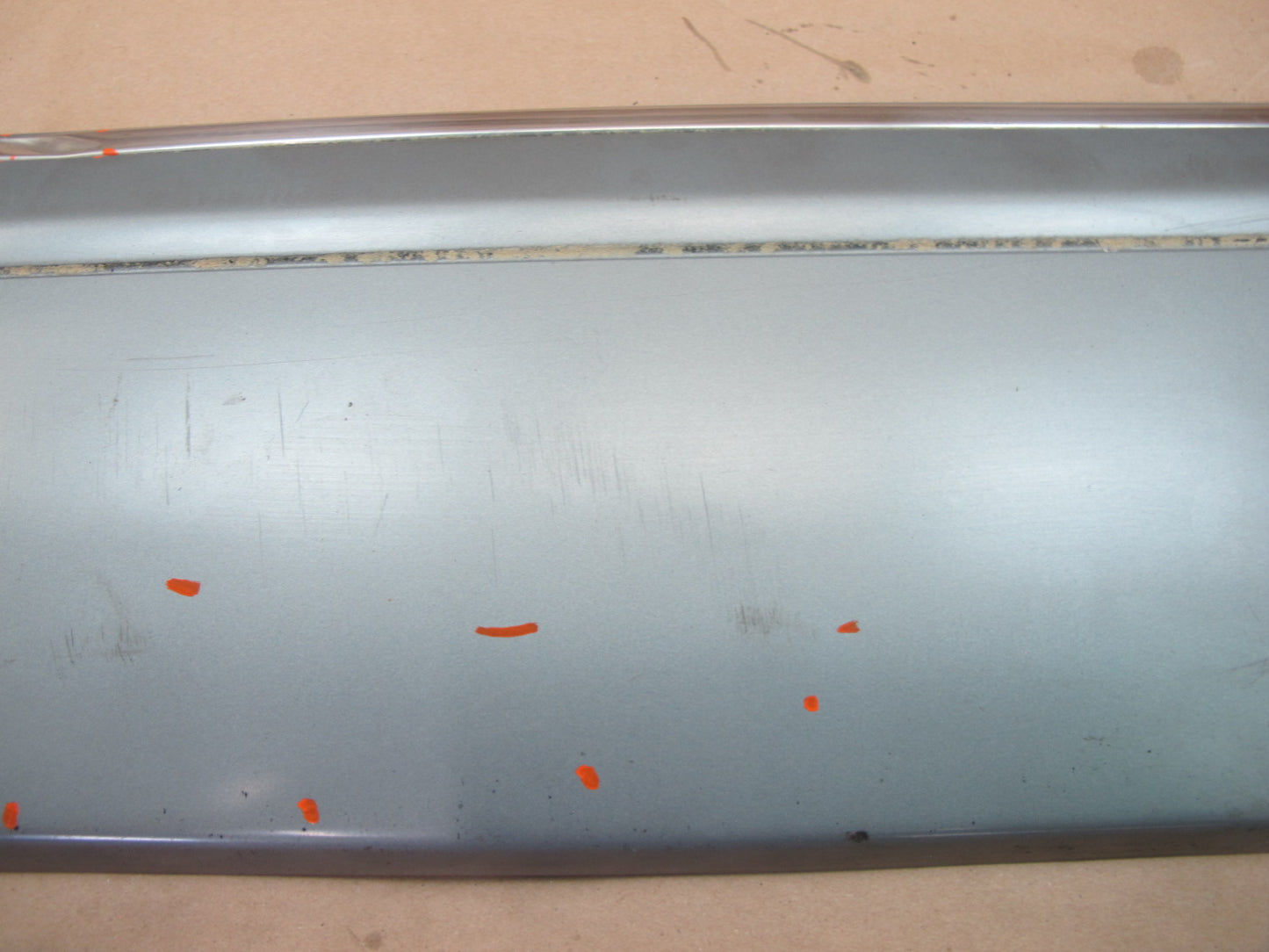 86-91 Mercedes W126 Rear Left Door Trim Cover Molding 1266904340 OEM