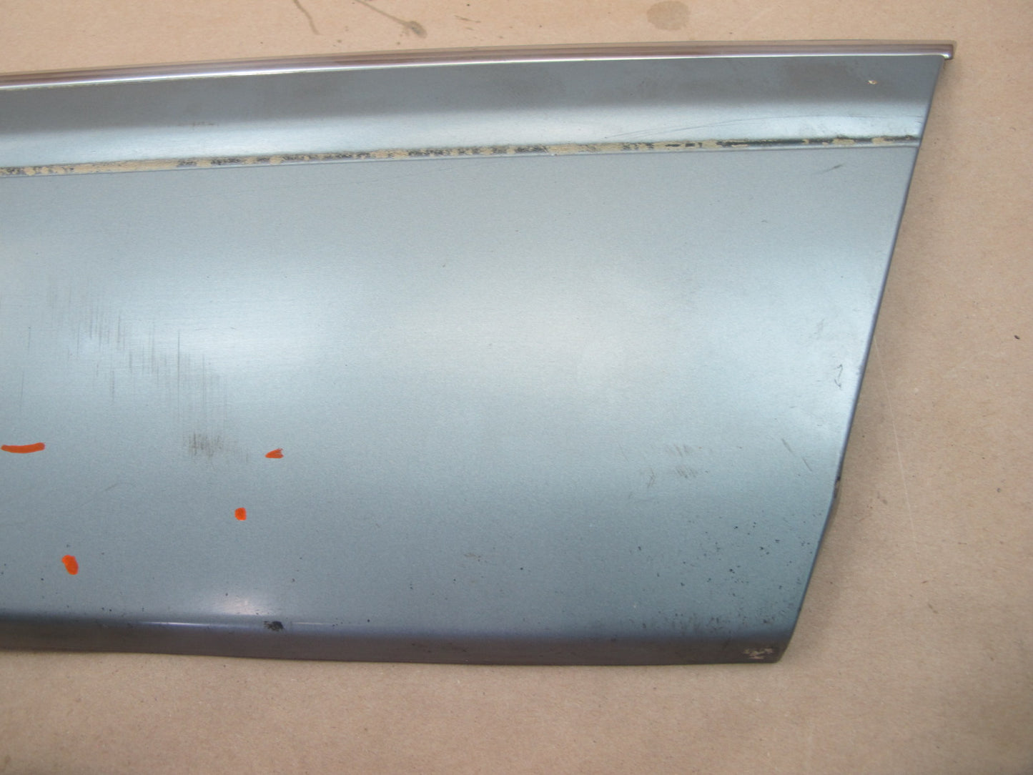 86-91 Mercedes W126 Rear Left Door Trim Cover Molding 1266904340 OEM