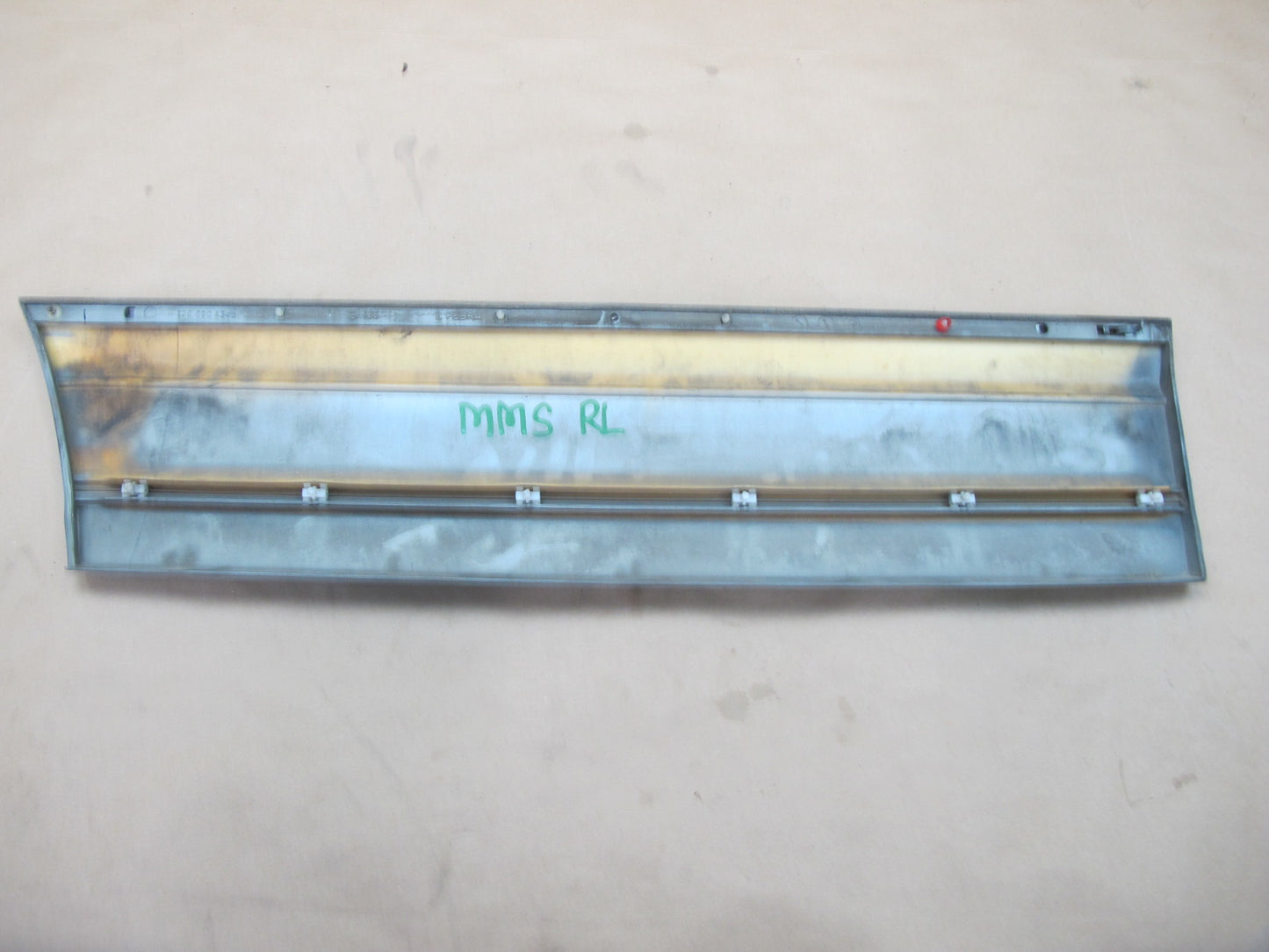 86-91 Mercedes W126 Rear Left Door Trim Cover Molding 1266904340 OEM