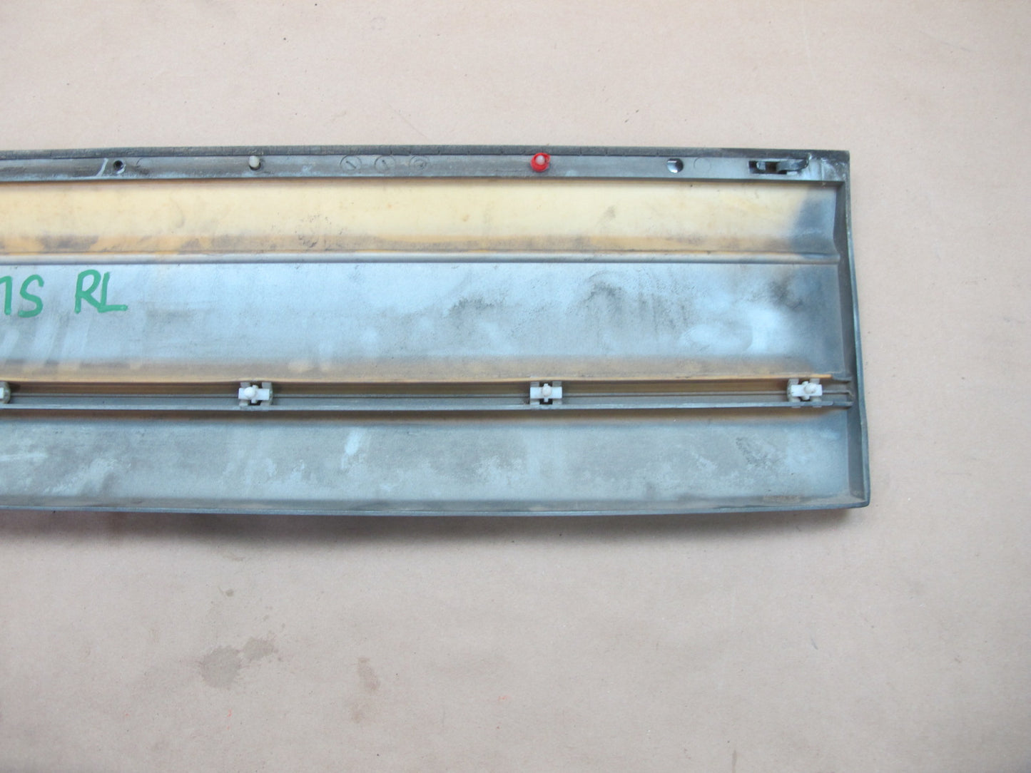 86-91 Mercedes W126 Rear Left Door Trim Cover Molding 1266904340 OEM