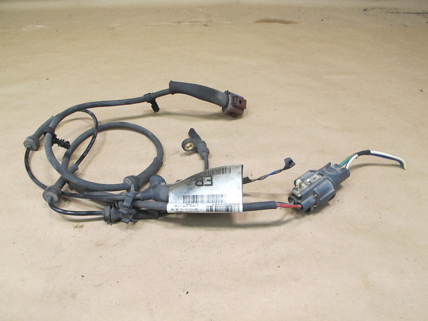 12-15 Range Rover Evoque L538 Rear Left Parking Brake Wire w ABS Sensor OEM